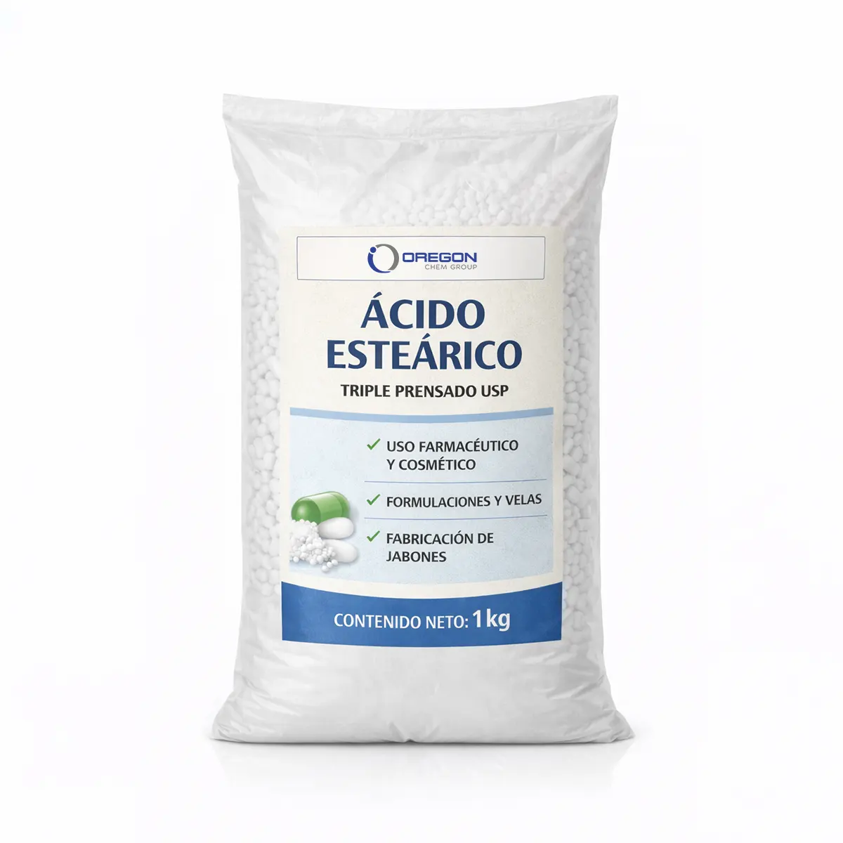 Acido Estearico Técnico 3 Acido Estearico 1 Kg